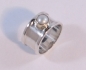 Silberring mit Perle