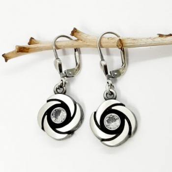 Nord-Form N-34-1654 Ohrhänger mit Bergkristall