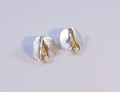 Silberohrstecker 102/0580 mit Opal